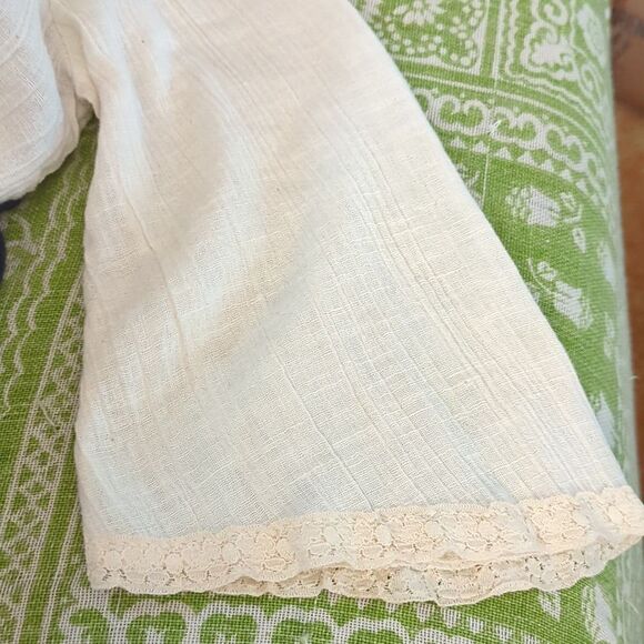 Vintage 70s union made cream top - Picture 6 of 8